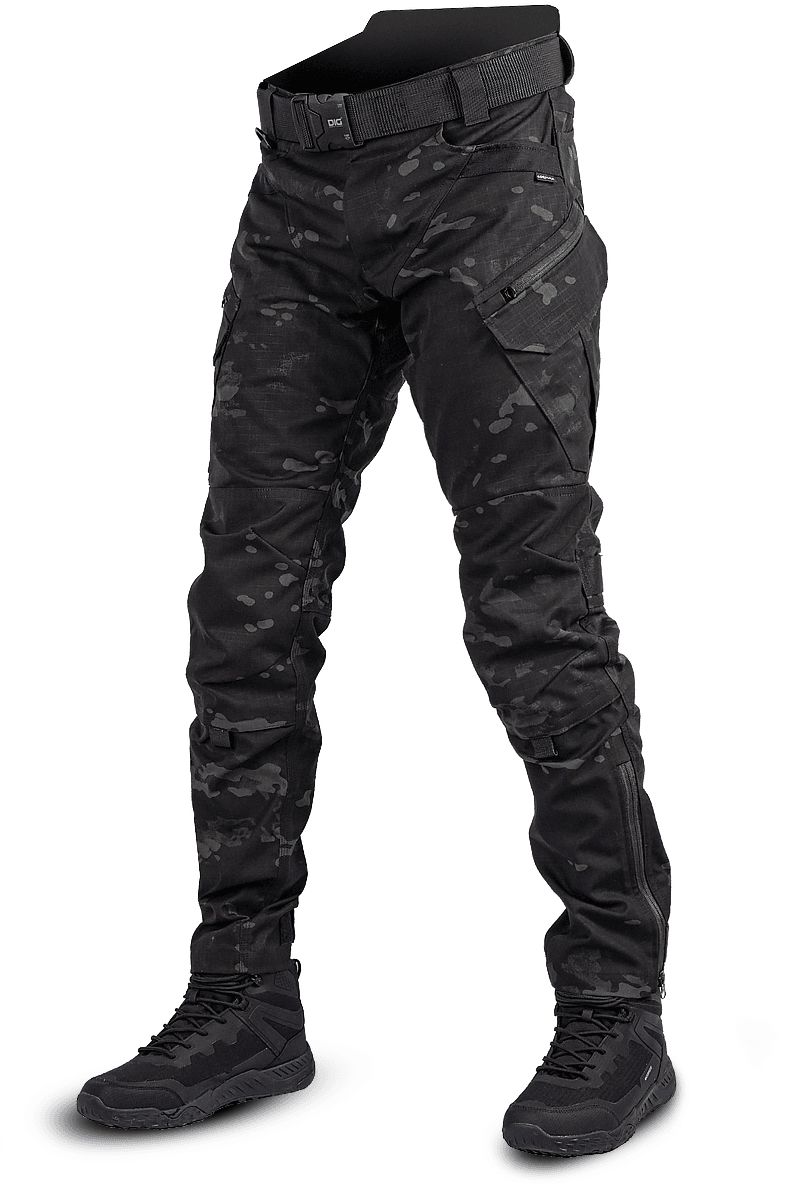 Kinetic Multicam Schwarz Taktische Hose