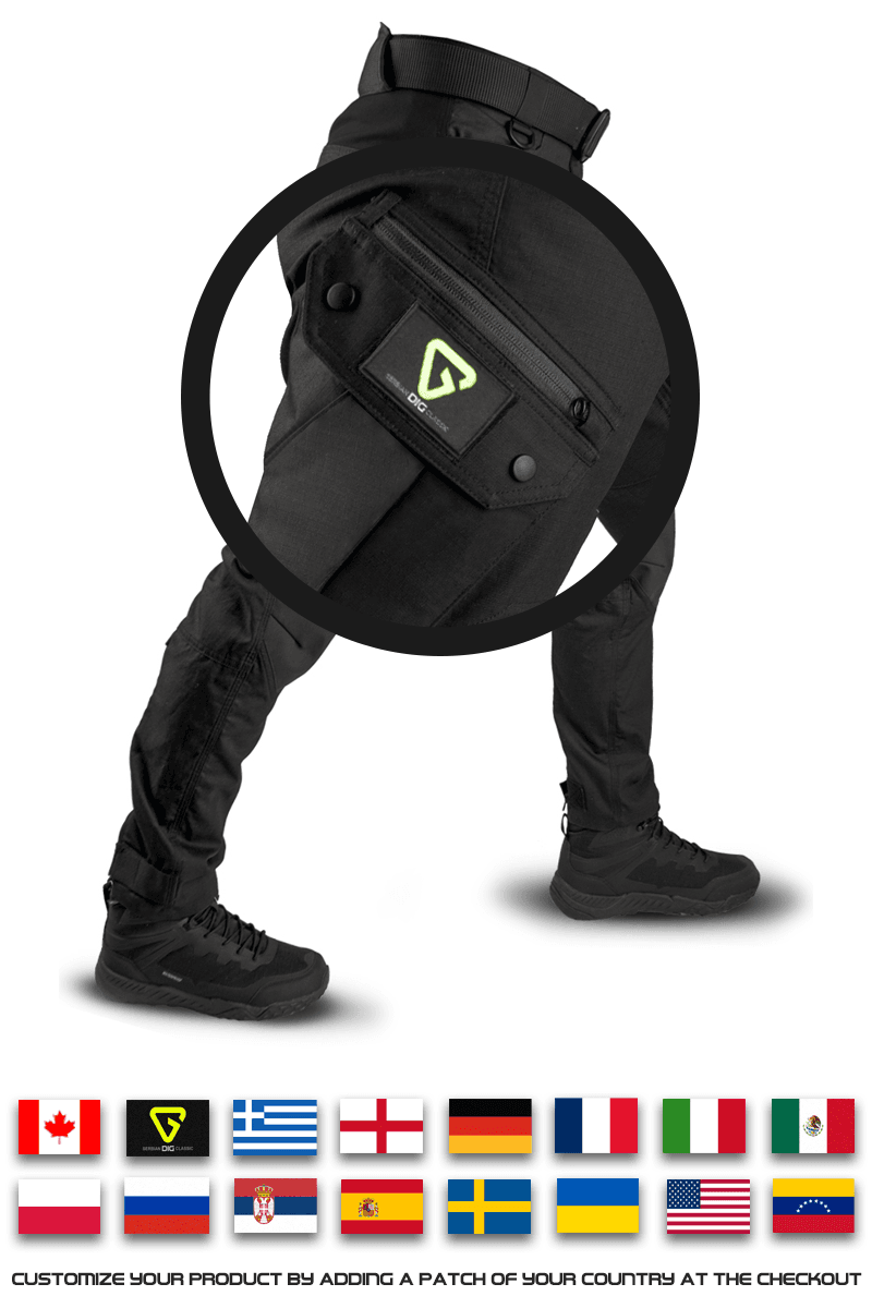 Defender Gen.2 Schwarz Taktische Hose
