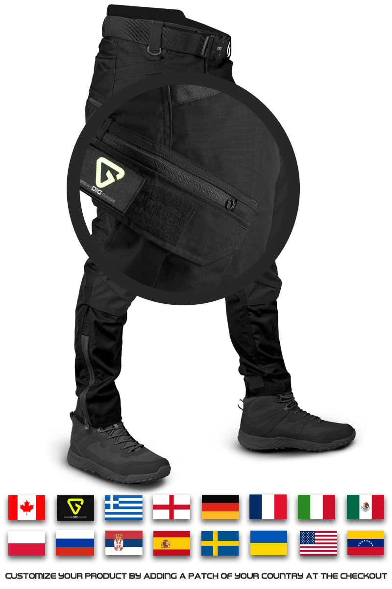 Kinetic Gen.2 Schwarz Taktische Hose