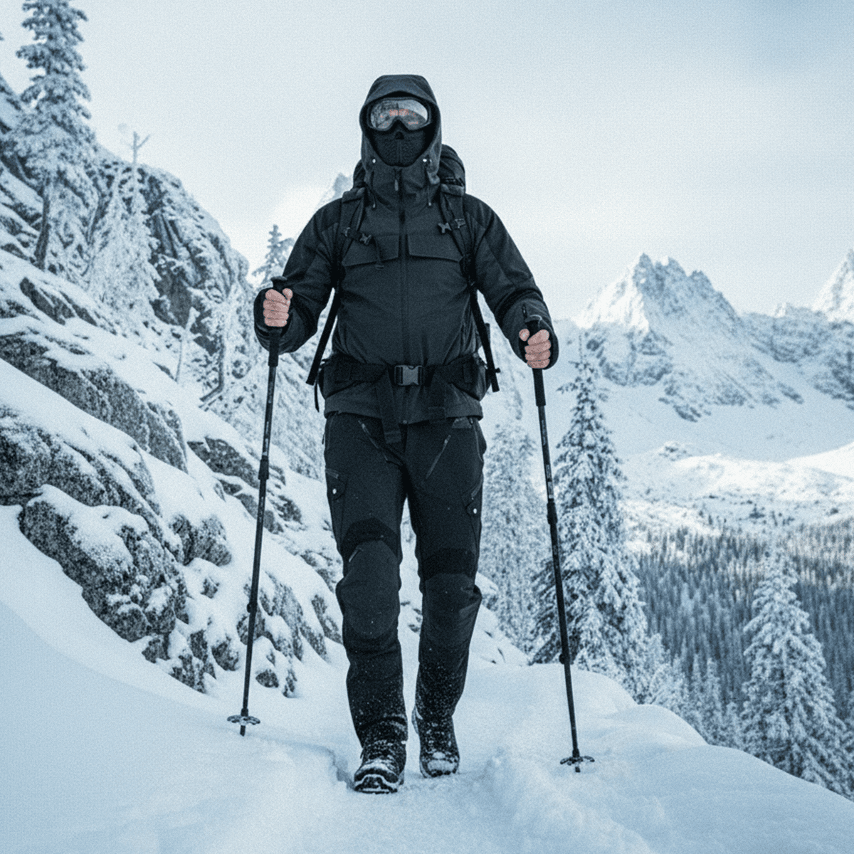 Alpin Gen.2 Schwarz Taktische jacke