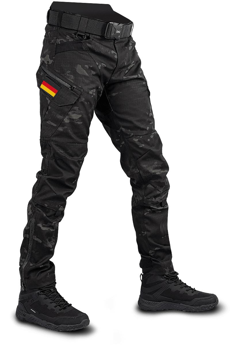 Kinetic Multicam Schwarz Taktische Hose
